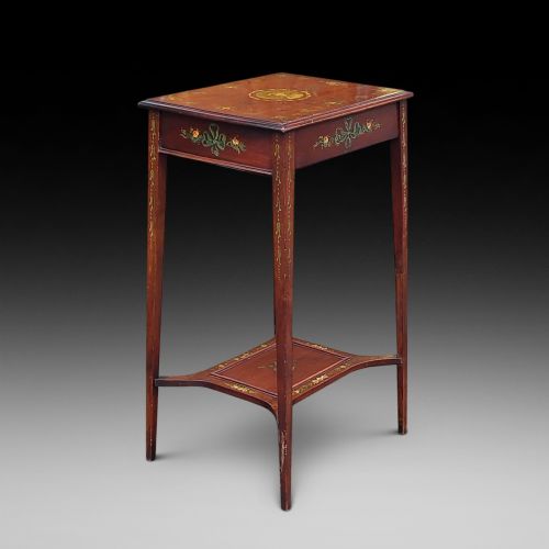 Edwardian Painted Mahogany Side Table