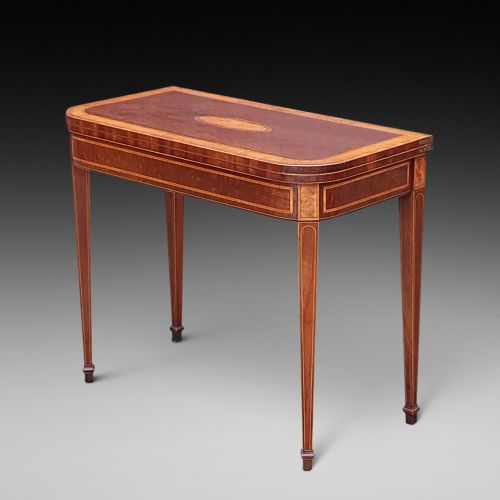 Late Georgian Mahogany Card Table