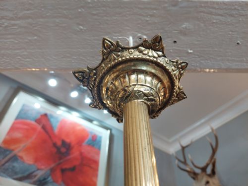 EARLY 20THC FRENCH CAST BRASS CHANDELIER - ADDITIONAL PHOTO 7