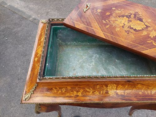 VICTORIAN KINGWOOD AND GILT METAL MOUNTED PLANTER JARDINIRE TABLE - ADDITIONAL PHOTO 9