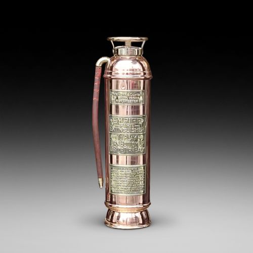 1920'S Empire Brass Fire Extinguisher, by John Kerr & Co. Manchester