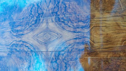 VICTORIAN WALNUT MARQUETRY INLAID SUTHERLAND TABLE - ADDITIONAL PHOTO 8