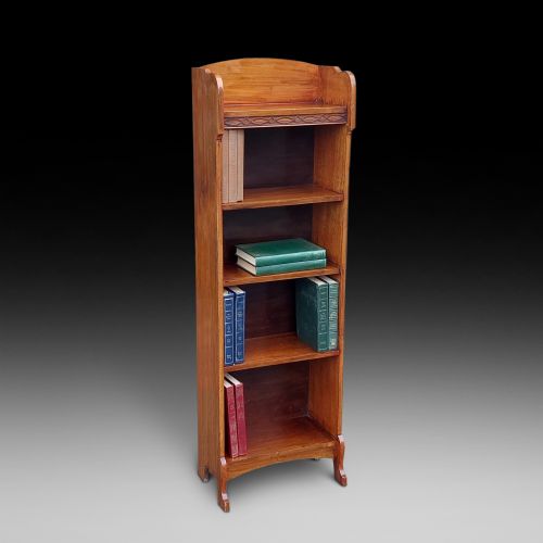Arts & Crafts Mahogany Open Bookcase