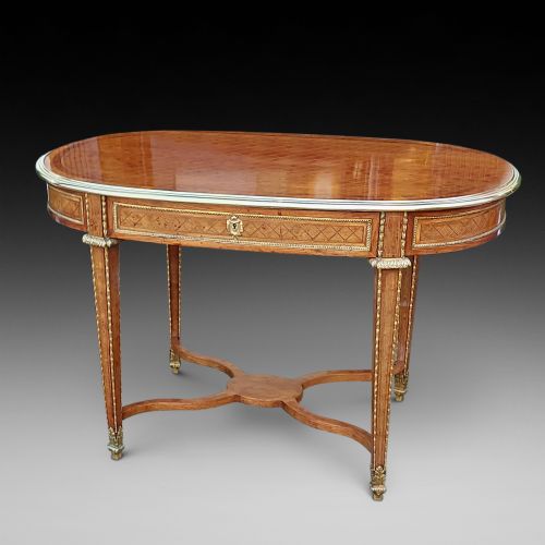 Loius Xvi Style Inlaid Centre Table