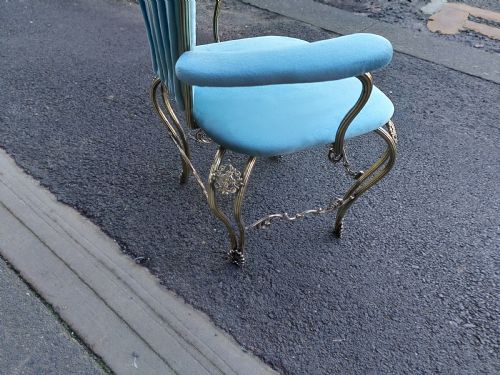 1920'S BRASS FRAMED CHILD'SDOLLS CHAIR - ADDITIONAL PHOTO 7
