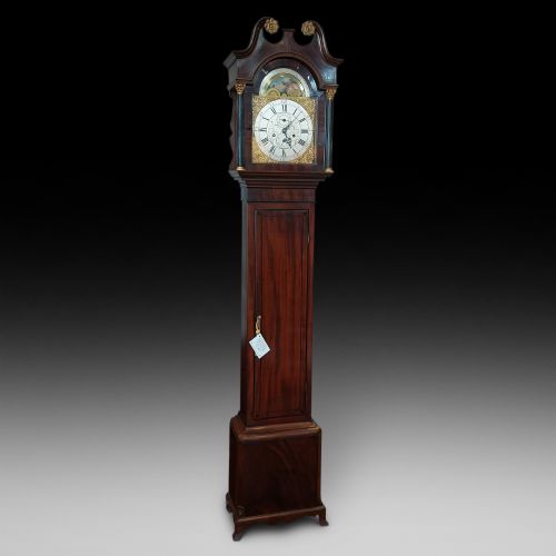 George III Mahogany Timepiece by George Lupton – Altrincham C1780