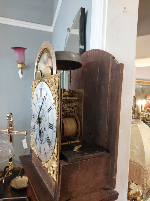 fig 1. George III Mahogany Timepiece by George Lupton – Altrincham c1780