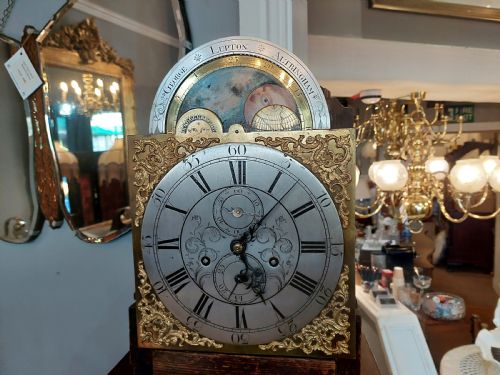 fig 2. George III Mahogany Timepiece by George Lupton – Altrincham c1780
