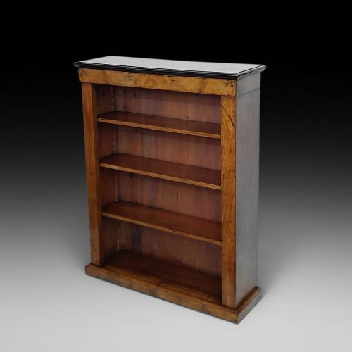 Victorian Walnut Veneered Dwarf Bookcase