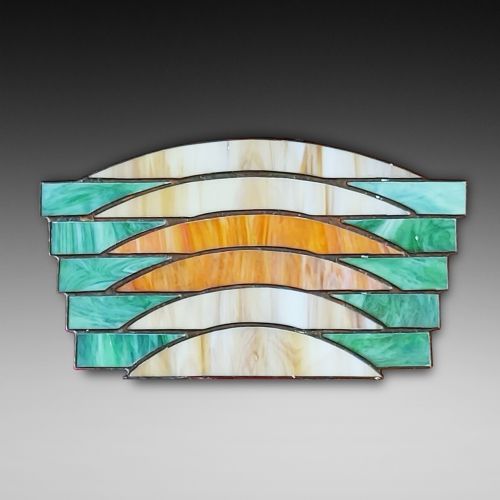 Art Deco Multi Coloured Cinema Wall Light
