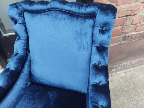 fig 3. Pair of Victorian Upholstered Armchairs