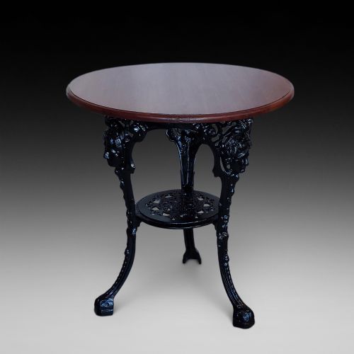 Victorian Cast Iron Pub Garden "Britannia" Table