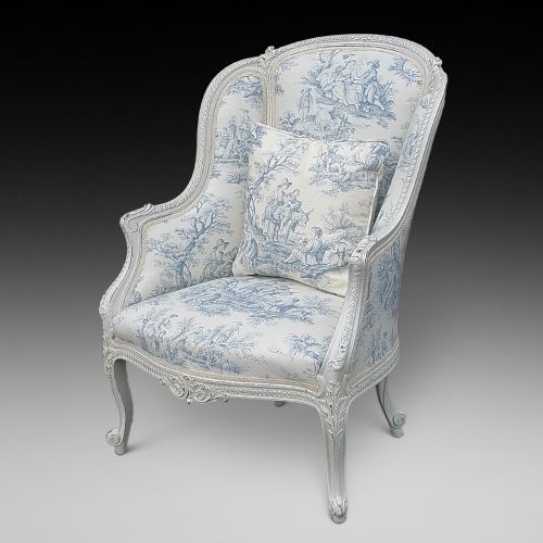 Late 19thc Painted French Salon Chair