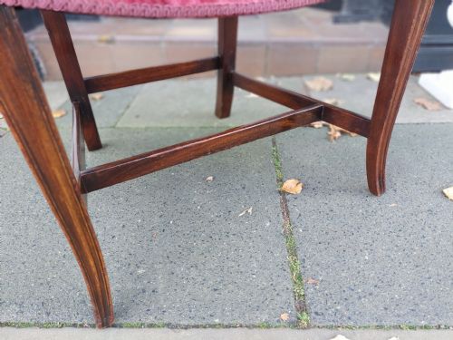 LATE 19THC HEPPLEWHITE STYLE ARM CHAIR - ADDITIONAL PHOTO 6