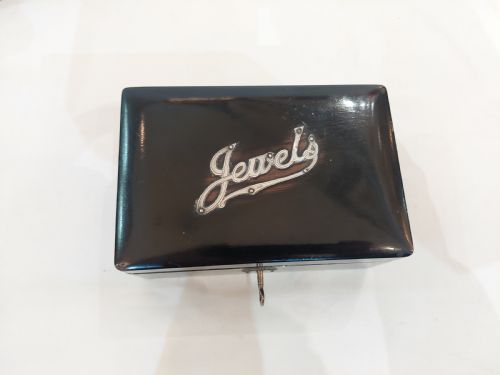 GEORGE V EBONISED JEWELLERY BOX AND TRAY C1925 - ADDITIONAL PHOTO 3