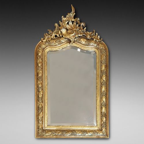 Victorian Giltwood & Gesso Wall Mirror