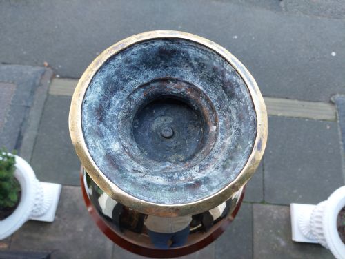 VICTORIAN BRASS PLANTER - ADDITIONAL PHOTO 6