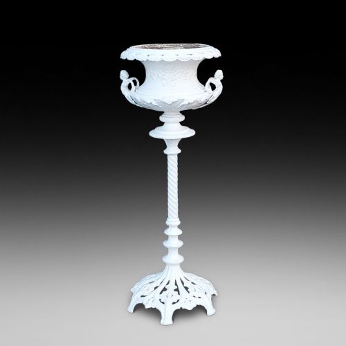 Victorian Cast Metal Jardinière