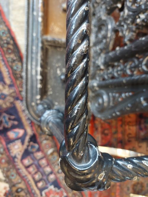 19THC CAST IRON HALL STAND BY THE FALKIRK FOUNDRY - ADDITIONAL PHOTO 3