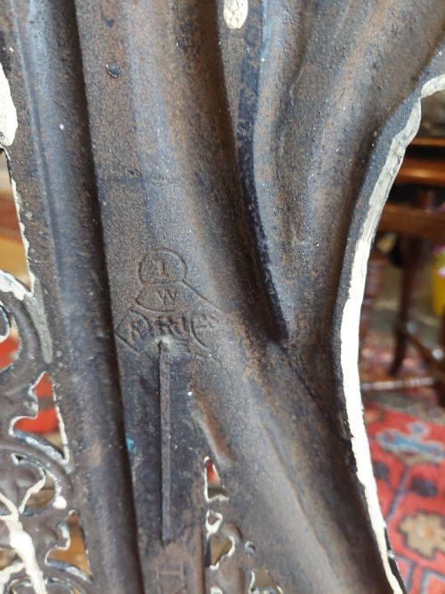 19THC CAST IRON HALL STAND BY THE FALKIRK FOUNDRY - ADDITIONAL PHOTO 11