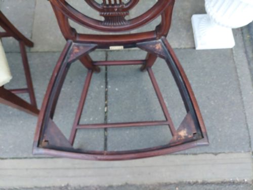 SET OF SIX LATE 19THC MAHOGANY HEPPLEWHITE CHAIRS - ADDITIONAL PHOTO 7