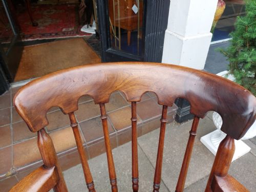 EARLY 19THC MAHOGANY DESK CHAIR - ADDITIONAL PHOTO 4