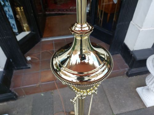 LATE 19THC BRASS STANDARD OIL LAMP - ADDITIONAL PHOTO 3