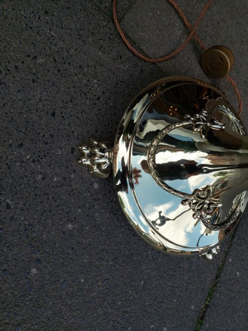 LATE 19THC BRASS STANDARD OIL LAMP - ADDITIONAL PHOTO 5
