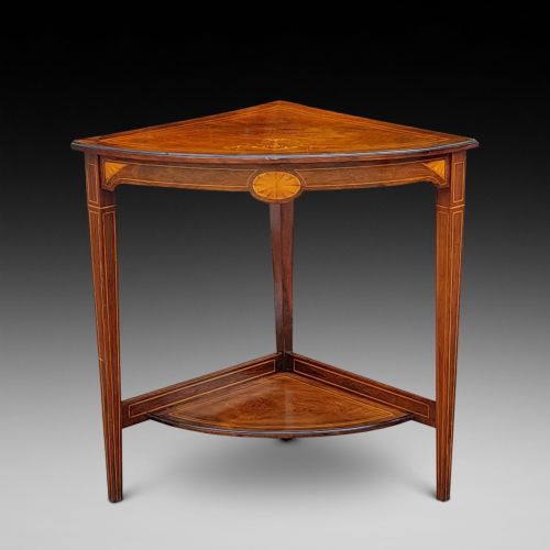 Edwardian Rosewood Corner Table