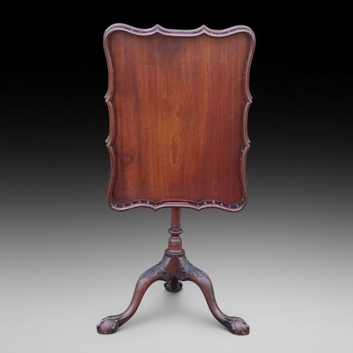GEORGE III MAHOGANY SNAP TOP TABLE - ADDITIONAL PHOTO 1