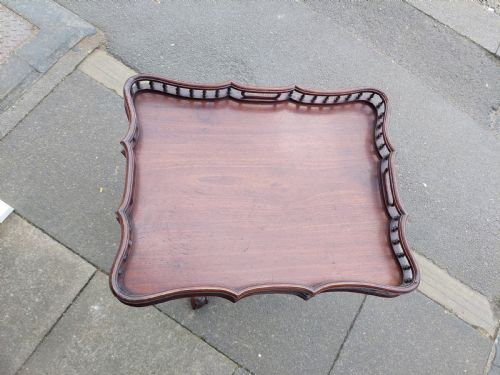 GEORGE III MAHOGANY SNAP TOP TABLE - ADDITIONAL PHOTO 2