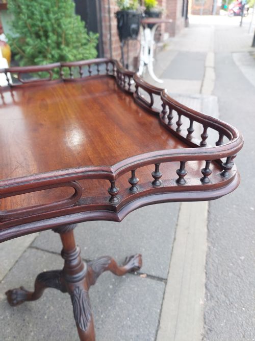 GEORGE III MAHOGANY SNAP TOP TABLE - ADDITIONAL PHOTO 3