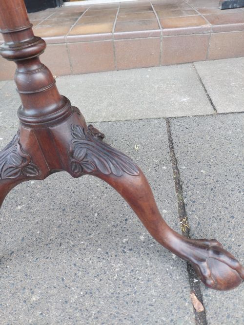 GEORGE III MAHOGANY SNAP TOP TABLE - ADDITIONAL PHOTO 9