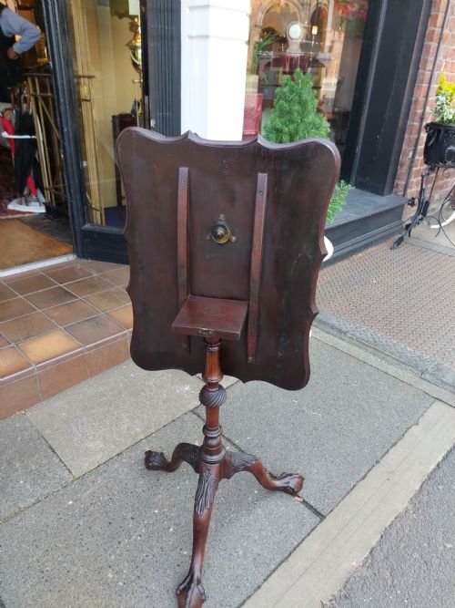GEORGE III MAHOGANY SNAP TOP TABLE - ADDITIONAL PHOTO 12