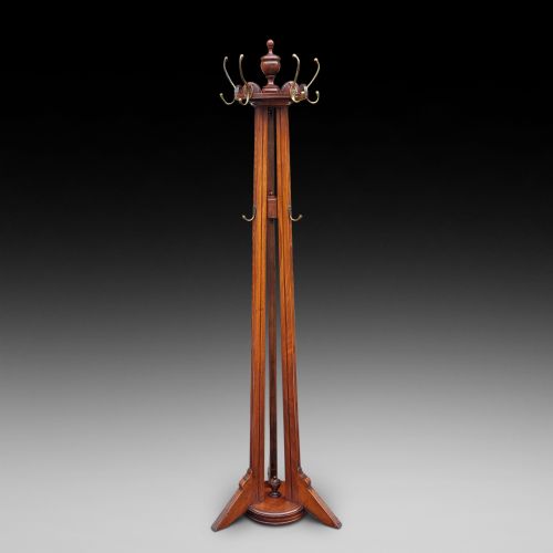 Victorian Walnut Rotating Hat & Coat Stand