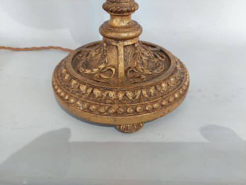 PAIR OF EARLY 19THC FRENCH GILTWOOD CHATEAU CANDLESTICKS - ADDITIONAL PHOTO 3