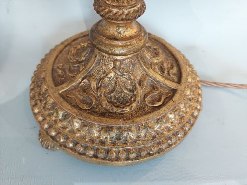 PAIR OF EARLY 19THC FRENCH GILTWOOD CHATEAU CANDLESTICKS - ADDITIONAL PHOTO 7