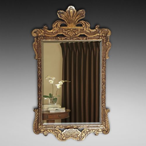 Mid 19thc Giltwood Mirror by Robert Strahan - Dublin