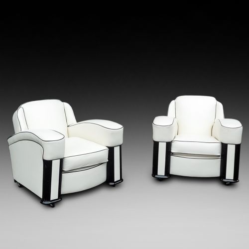 Pair of Art Deco Club Armchairs