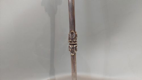 EARLY 20THC SILVER PLATE FARRADAY SON STYLE ELECTRIC LAMP - ADDITIONAL PHOTO 3