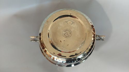 LATE 19THC FRENCH BRASS TWO HANDLED TROPHY VASE - ADDITIONAL PHOTO 5