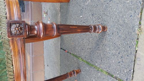 PAIR OF VICTORIAN MAHOGANY OCCASIONAL CHAIRS - ADDITIONAL PHOTO 2