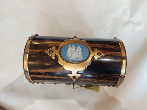 VICTORIAN COROMANDEL DESK SET LETTER BOX - ADDITIONAL PHOTO 5