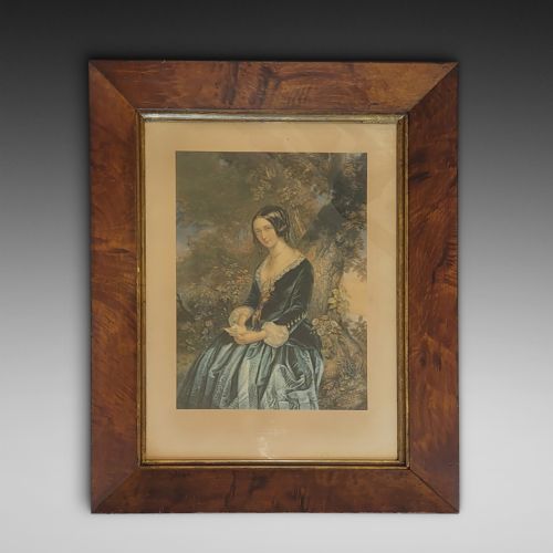 "The Day Before Marriage" 19thc Colour Print