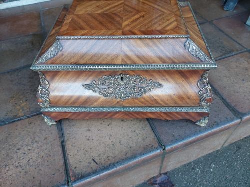 VICTORIAN KINGWOOD JEWELLERY BOX - ADDITIONAL PHOTO 4