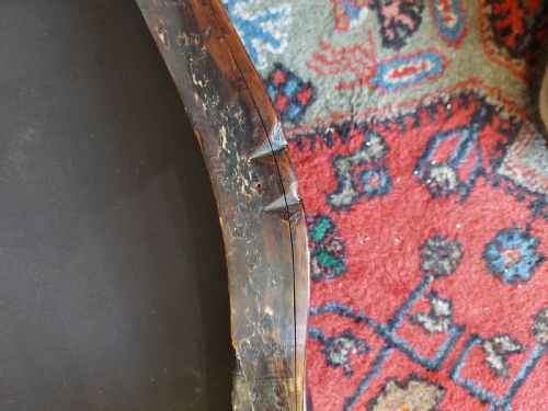 VICTORIAN MAHOGANY CABRIOLE LEGGED STOOL - ADDITIONAL PHOTO 7