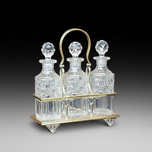 Late Victorian Silver Plated Decanter Stand