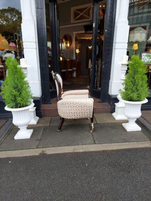 FRENCH EMPIRE MAHOGANY GILT BRONZE MOUNTED CHAIR - ADDITIONAL PHOTO 7