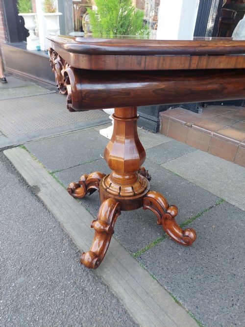 WILLIAM IV ROSEWOOD TEA TABLE - ADDITIONAL PHOTO 1