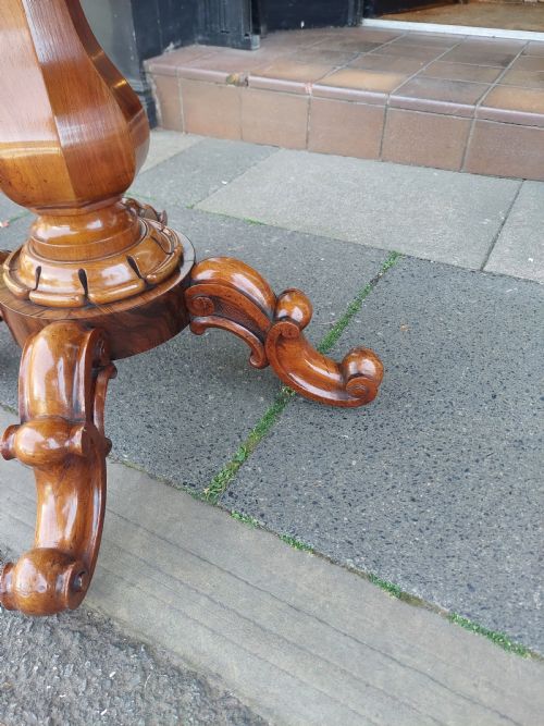 WILLIAM IV ROSEWOOD TEA TABLE - ADDITIONAL PHOTO 2